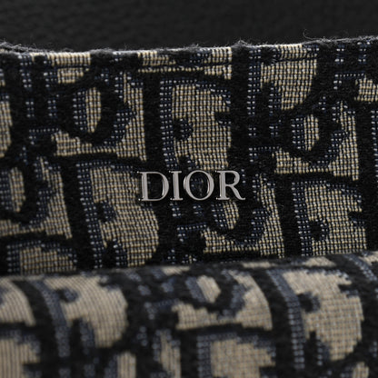 Christian Dior Oblique Soft Saddle Bag Beige Black 7 of 10
