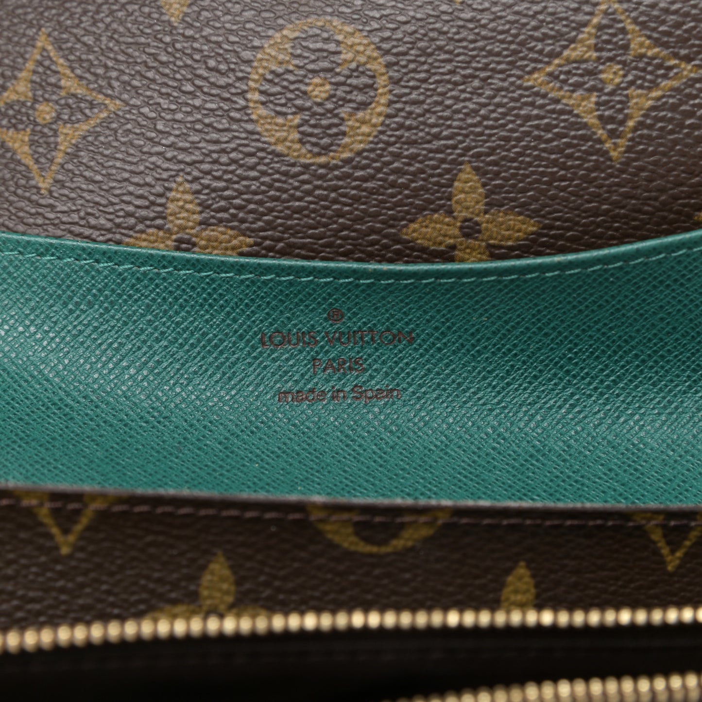 Monogram Emilie Wallet Vert