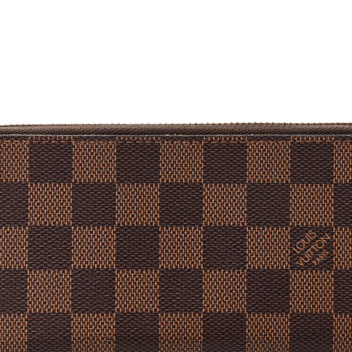 Damier Ebene Clemence Wallet Cherry
