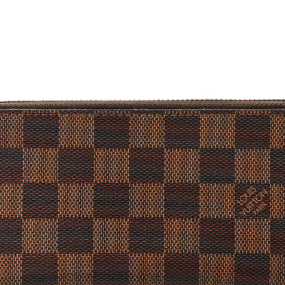 Louis Vuitton Damier Ebene Clemence Wallet Cherry 7 of 8