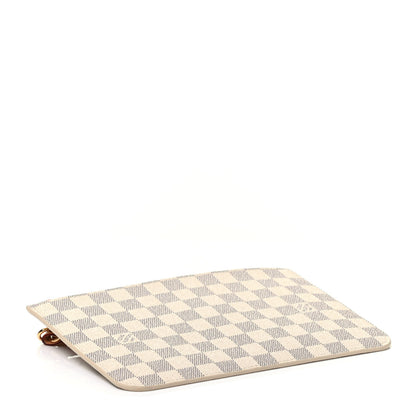 Louis Vuitton Damier Azur Neverfull MM GM Pochette Rose Ballerine 4 of 7
