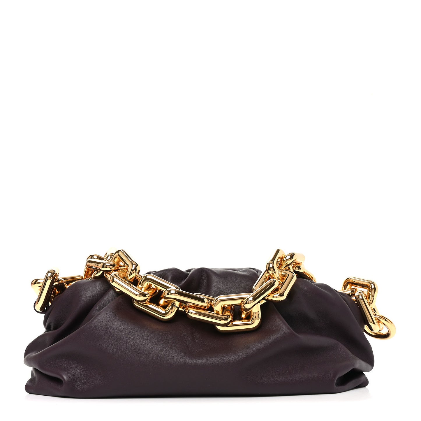 Calfskin The Pouch Chain Grape