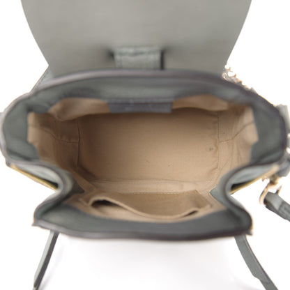 Chloe Suede Calfskin Mini Faye Backpack Cloudy Blue 4 of 10