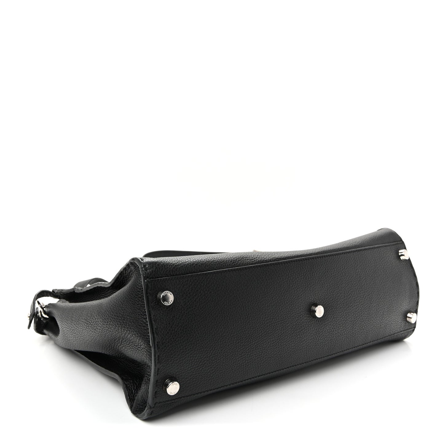Cuoio Romano Selleria Metal Stitch Large Mens Peekaboo Iconic Essential Satchel Black