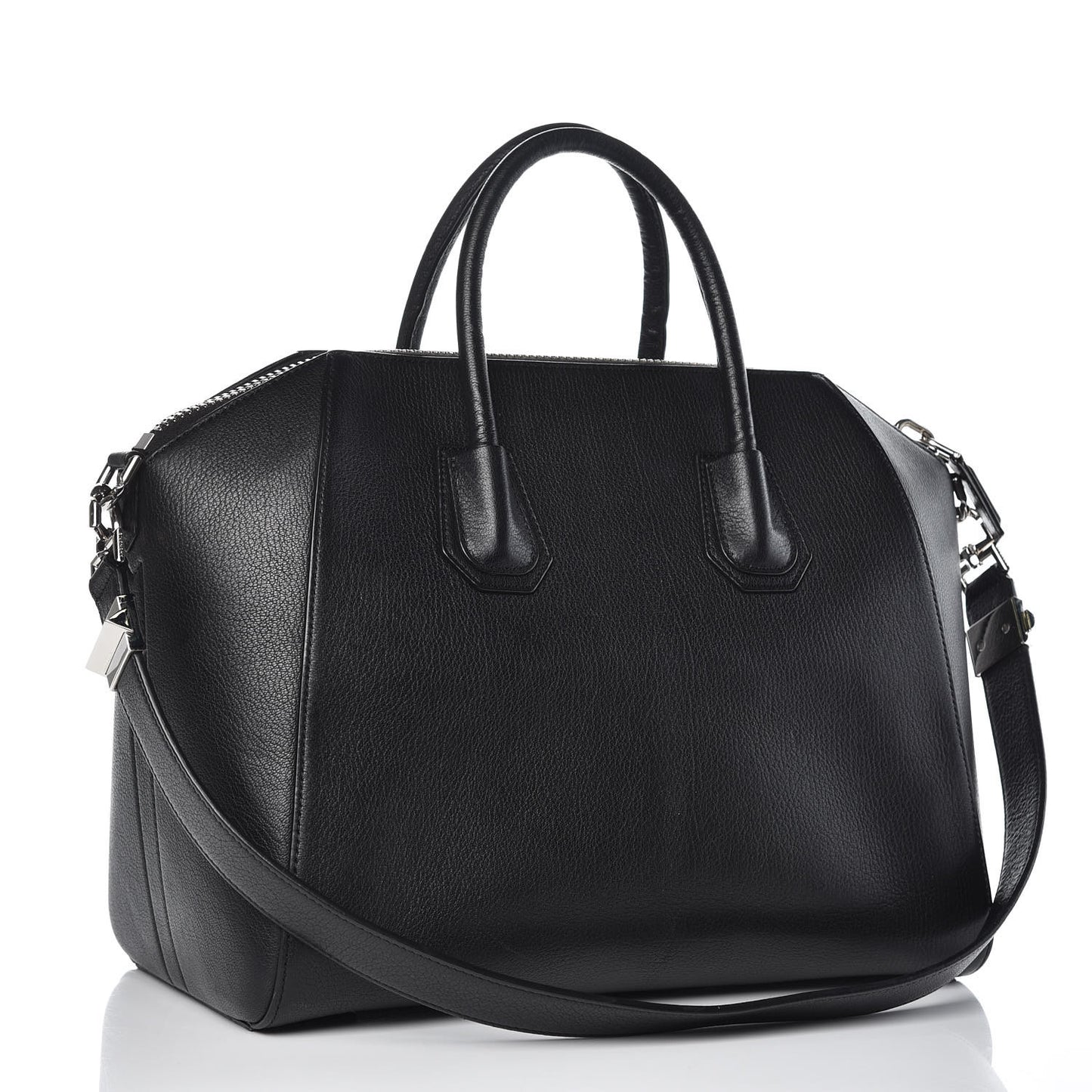 Sugar Goatskin Medium Antigona Black