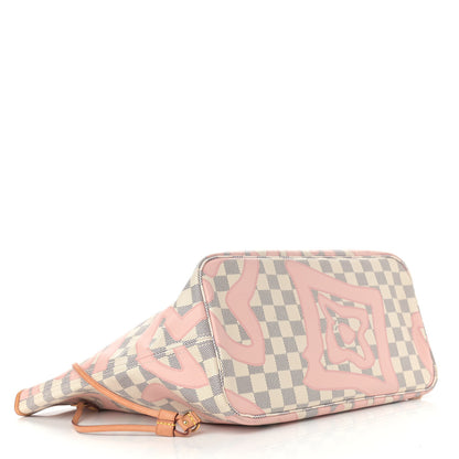 Louis Vuitton Damier Azur Tahitienne Neverfull MM 5 of 11