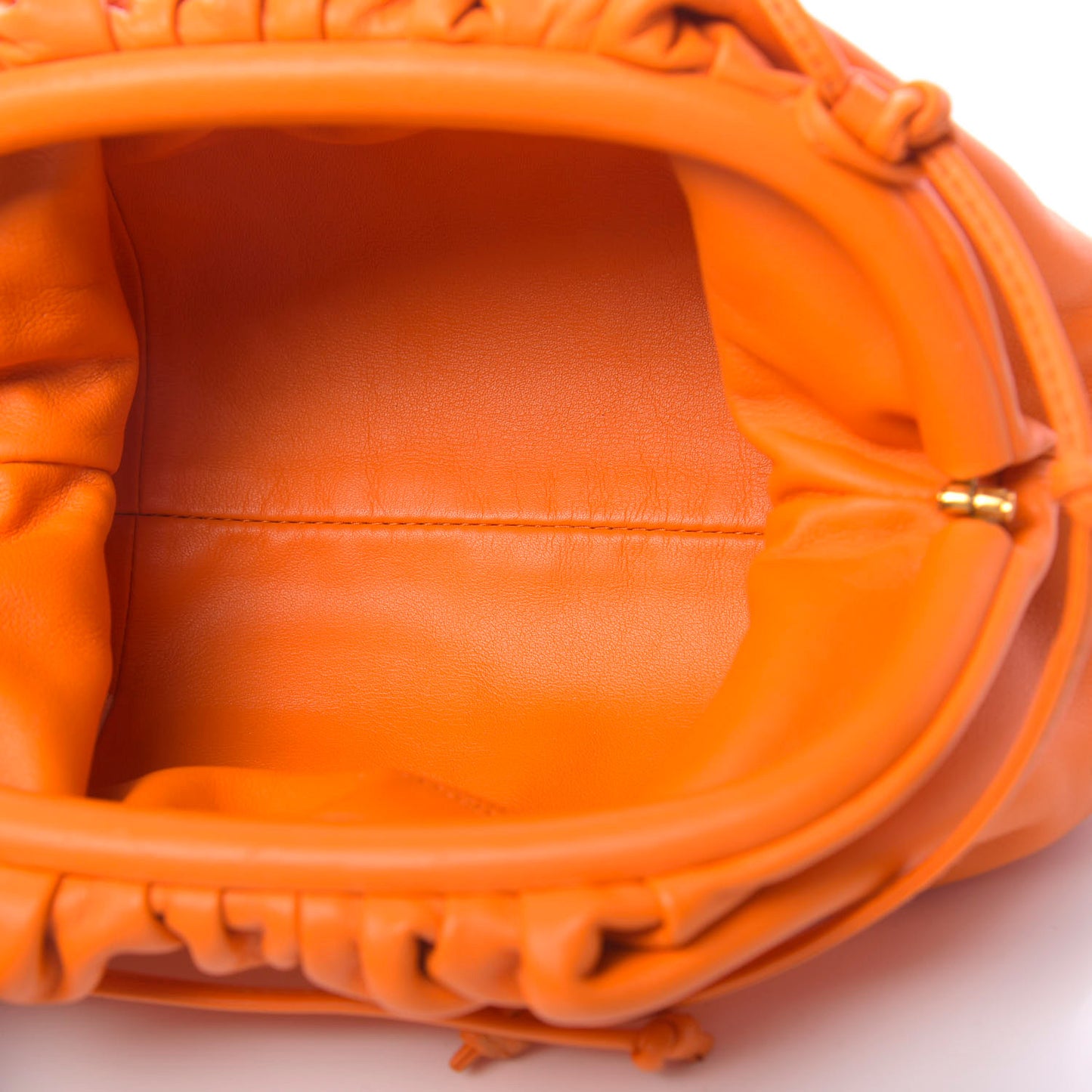 Butter Calfskin The Mini Pouch Light Orange