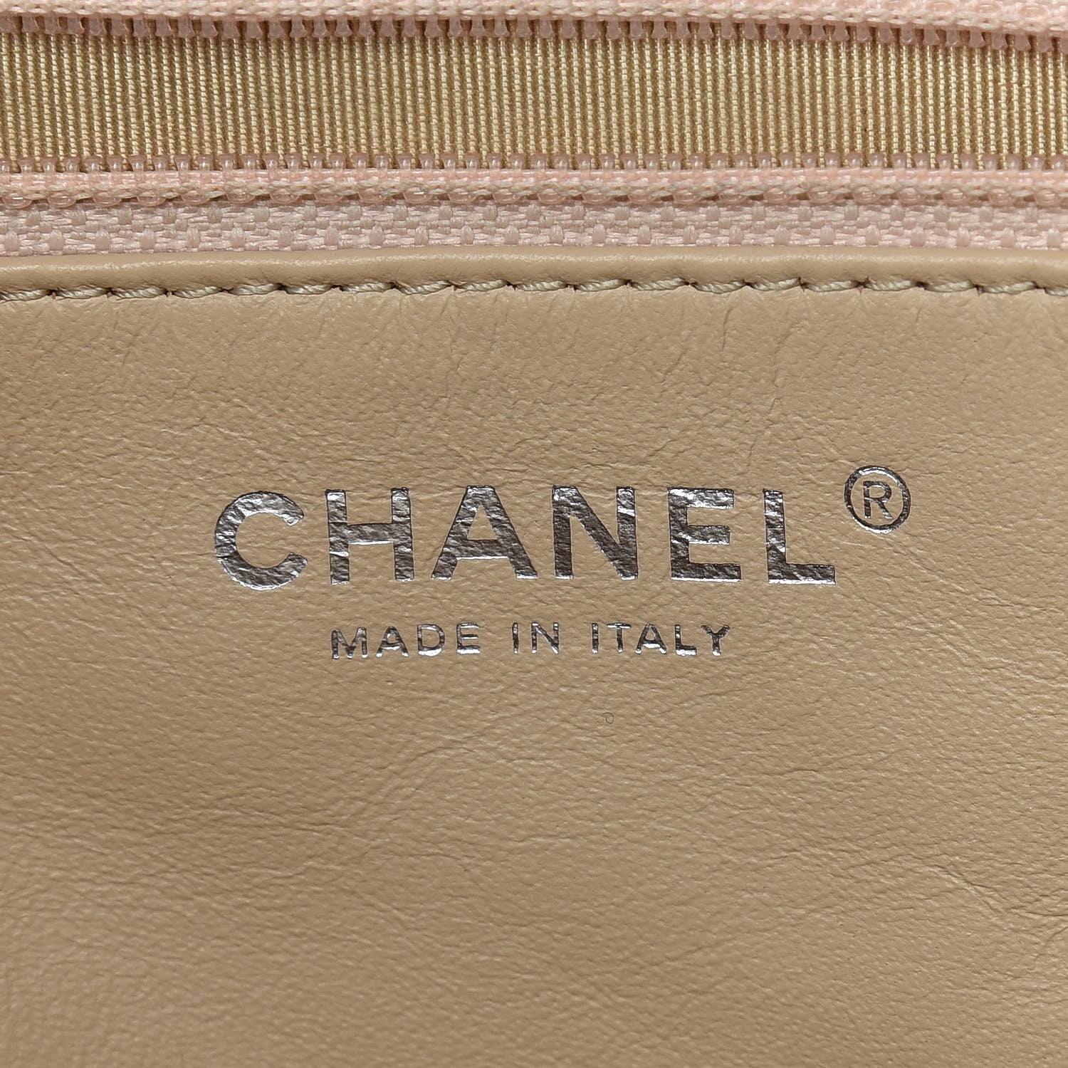 Chanel Lambskin Quilted Large Camera Case Beige Clair 8 of 17
