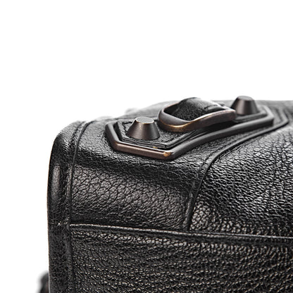 Balenciaga Chevre Classic Hardware Metallic Edge City Black 11 of 13