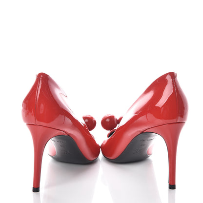 Louis Vuitton Patent Calfskin Betty Pumps 39 Red 6 of 12