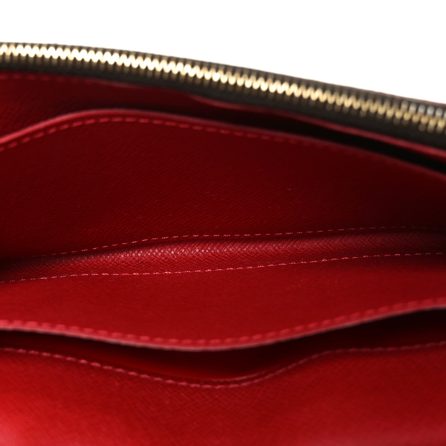 Louis Vuitton Damier Ebene Caissa Wallet Cherry 5 of 7