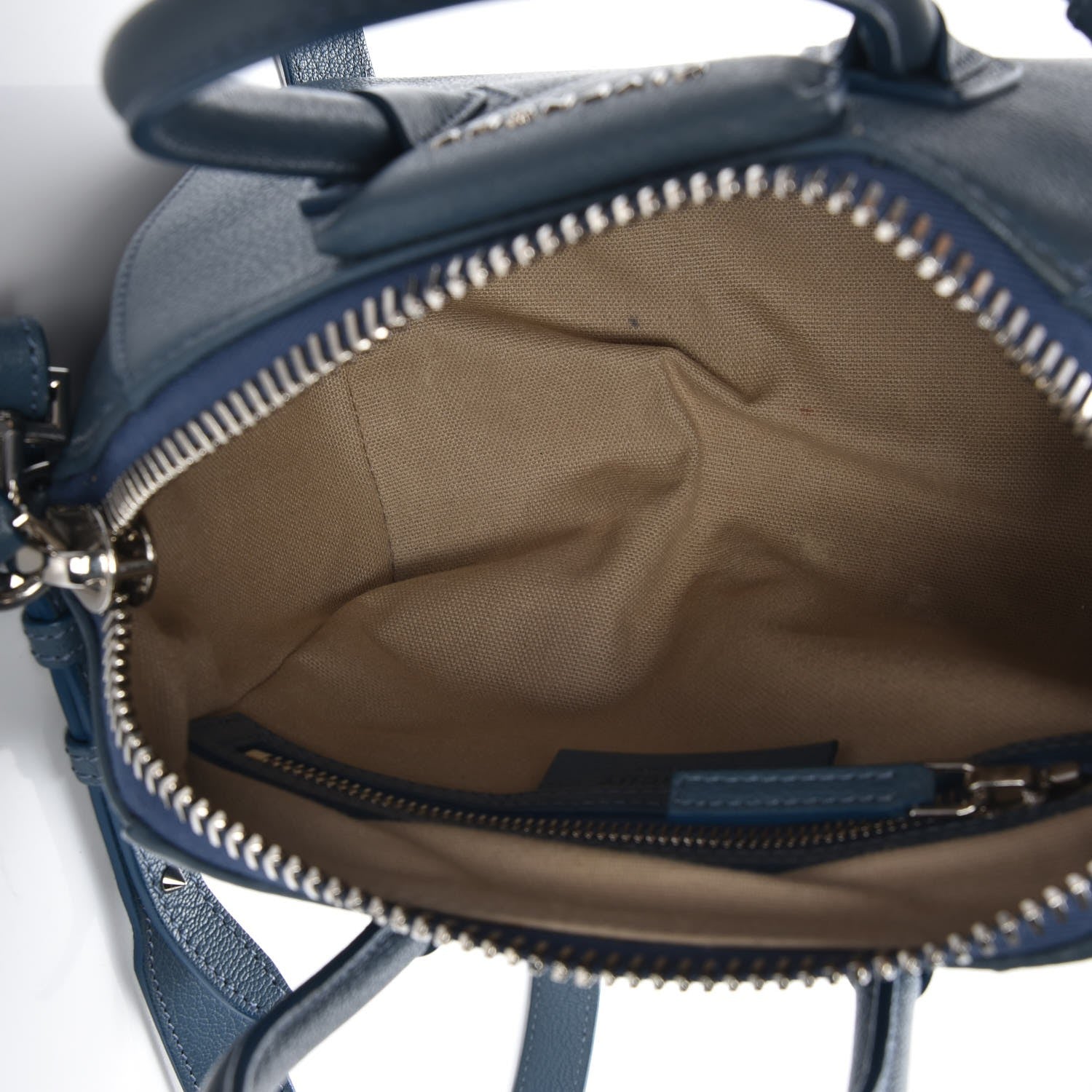 Givenchy Sugar Goatskin Mini Antigona Mineral Blue 6 of 8