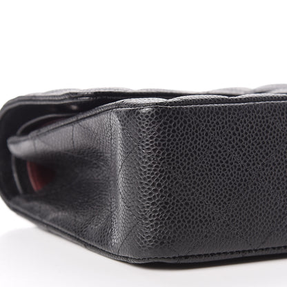 Chanel Caviar Quilted Medium Double Flap Black 5 of 10