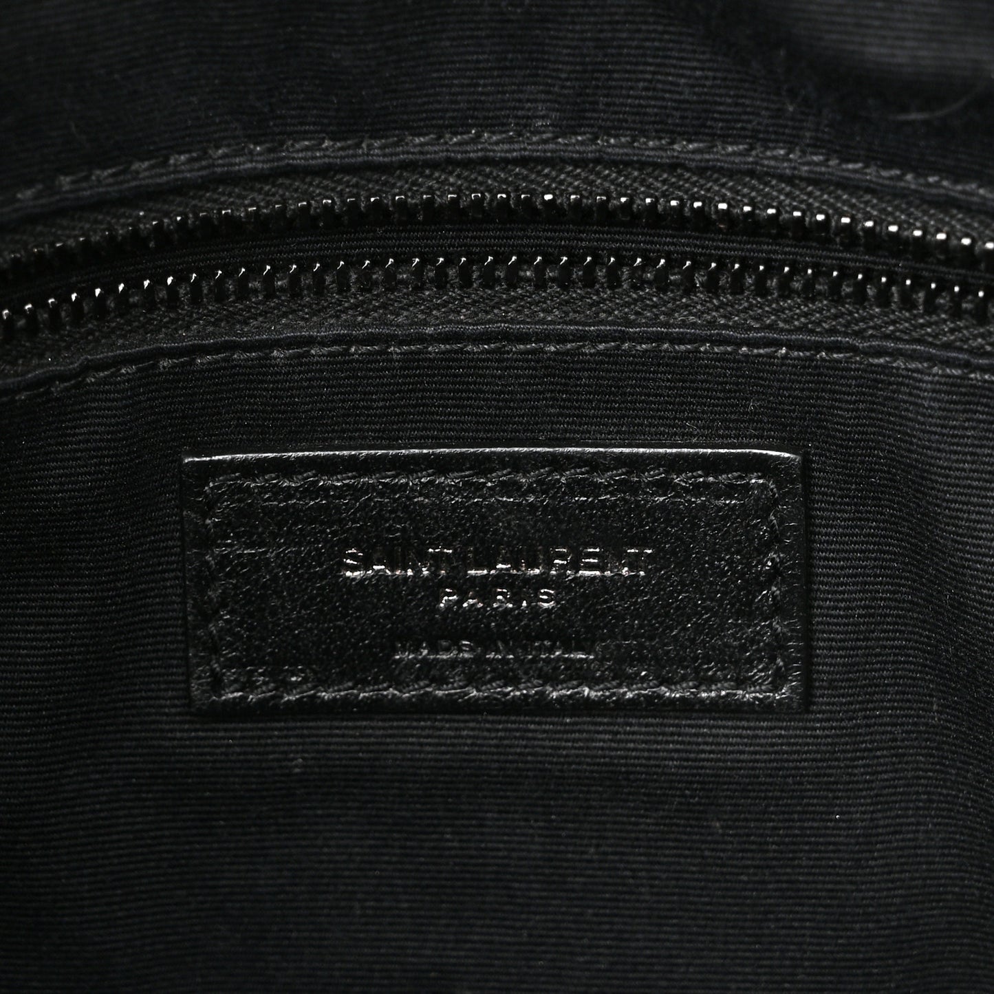Crocodile Embossed Calfskin Matelasse Monogram Baby Niki Shoulder Belt Bag Black