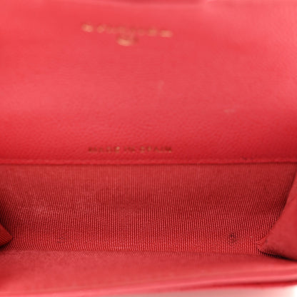 Chanel Caviar Quilted Flap Card Holder Pink 5 of 8