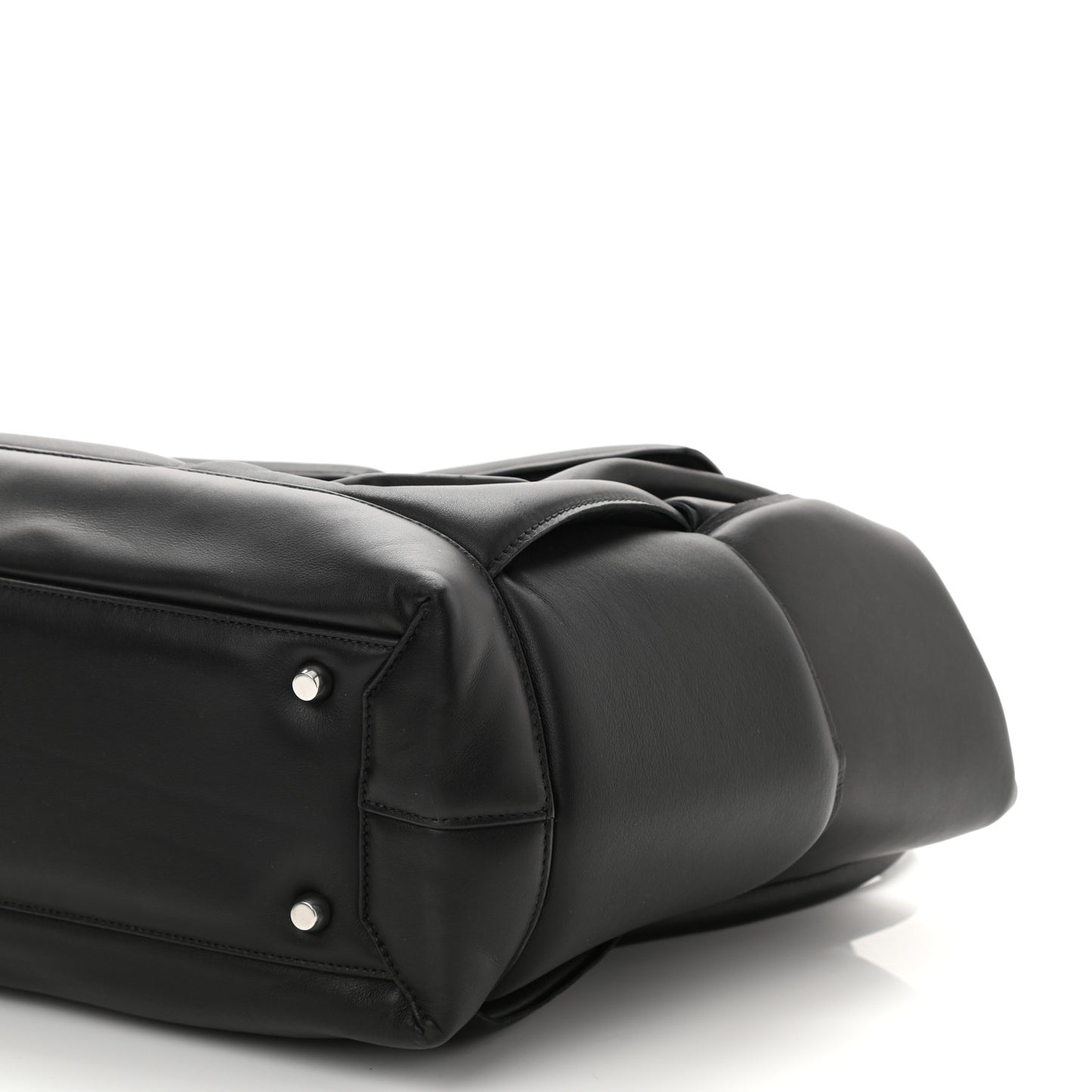 Nappa Maxi Intrecciato Padded Large Arco Black
