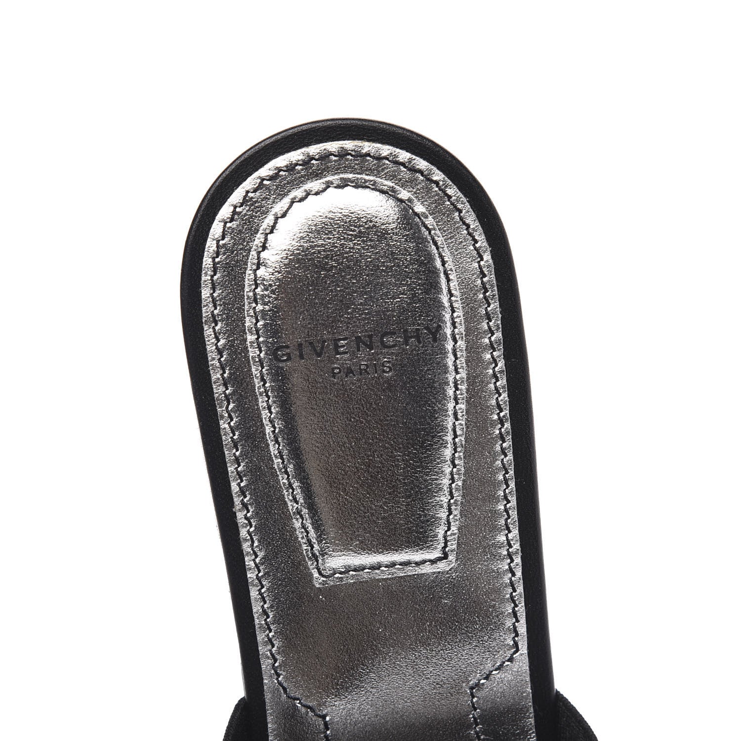 Givenchy Calfskin Bedford Logo Mule Slides 36.5 Black 6 of 8