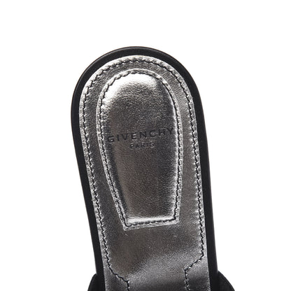 Givenchy Calfskin Bedford Logo Mule Slides 36.5 Black 6 of 8