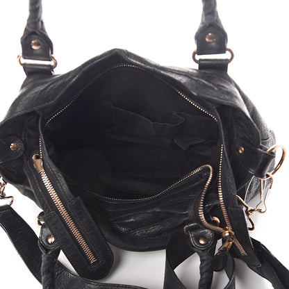 Balenciaga Agneau Giant 12 Rose Gold Hardware Town Black 5 of 12