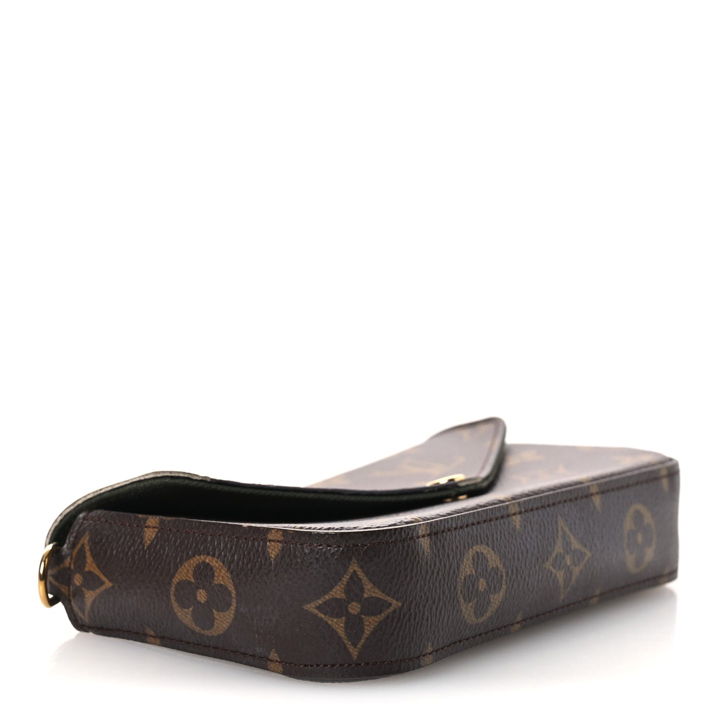 Monogram Felicie Strap & Go Kaki