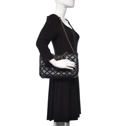 Chanel Calfskin Quilted Large Perfect Edge Flap Black 2 of 9