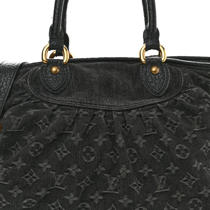 Louis Vuitton Denim Neo Cabby MM Black 7 of 12