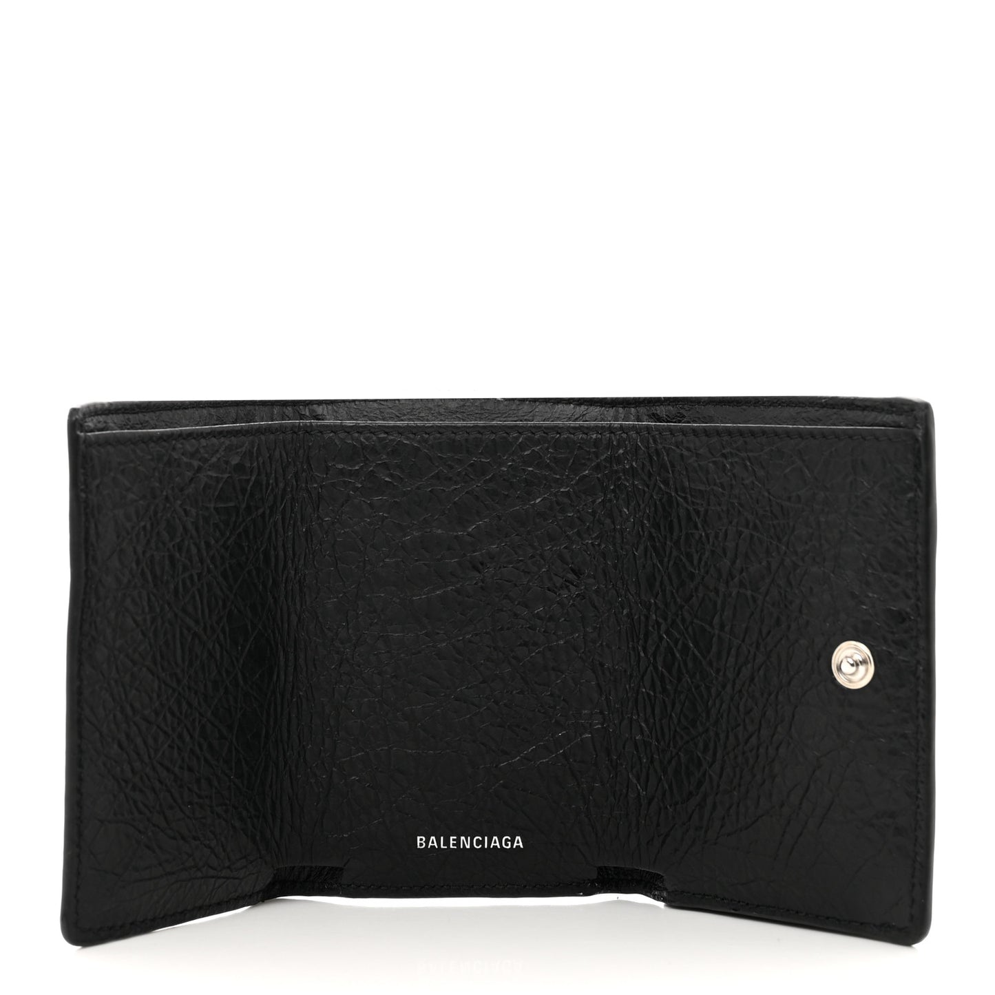 Agneau Graffiti Mini Papier Wallet Black Multicolor