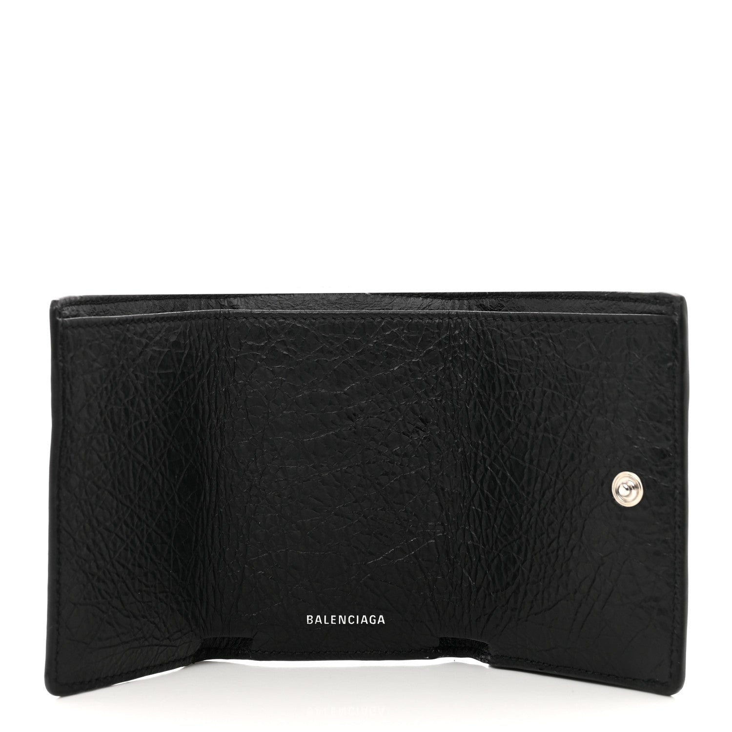 Balenciaga Agneau Graffiti Mini Papier Wallet Black Multicolor 5 of 7
