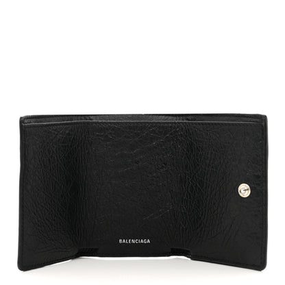 Balenciaga Agneau Graffiti Mini Papier Wallet Black Multicolor 5 of 7