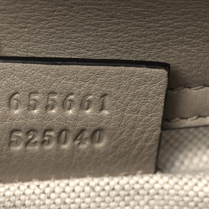 Gucci Wonka Grain Calfskin Mini Diana Tote Bag Oatmeal Vintage Green 7 of 9