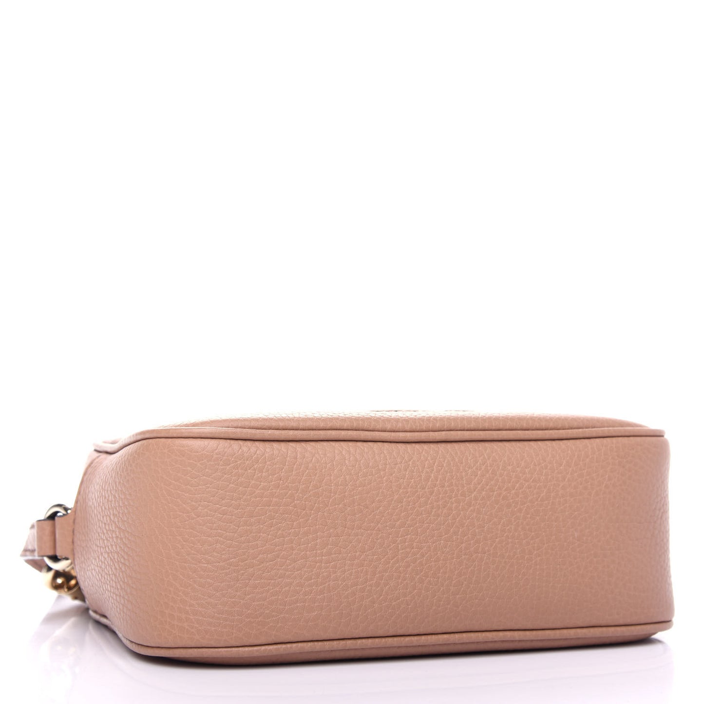 Pebbled Calfskin Small Soho Disco Bag Camelia