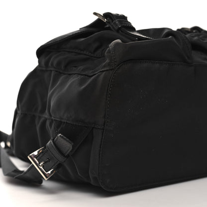 Prada Tessuto Nylon Saffiano Small Backpack Black 8 of 9