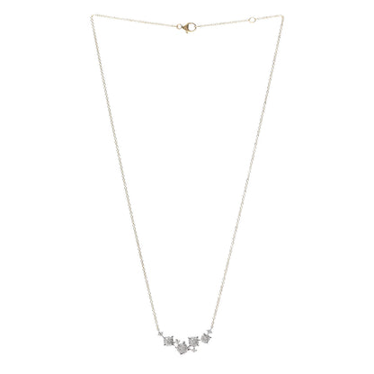 David Yurman 18K Yellow White Gold Diamond Precious Chatelaine Necklace 3 of 6