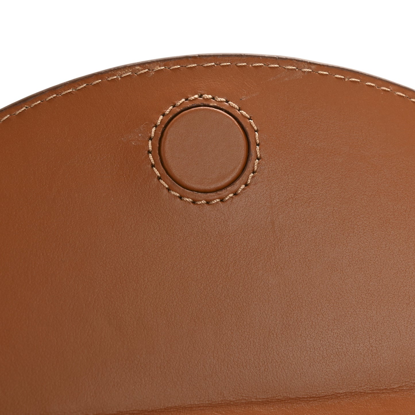 Smooth Calfskin Le Sac Rond Light Brown