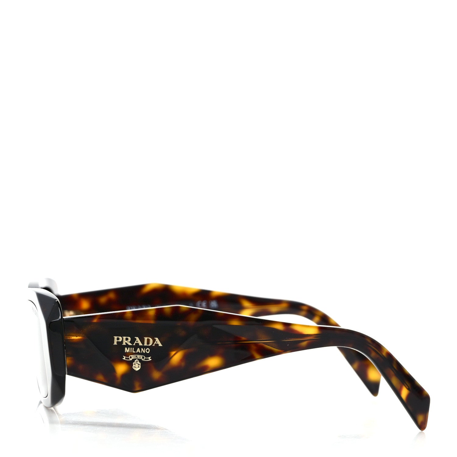 Prada Acetate Symbole Sunglasses SPR 17W Havana 3 of 8
