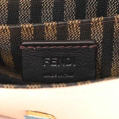 Fendi Canvas Vitello King FF Embroidered Nano Maxi Buckle Baguette Charm Nuvola 6 of 10