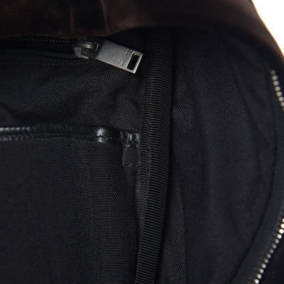Saint Laurent Velvet City Backpack Black 10 of 13