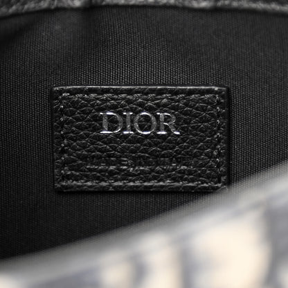 Christian Dior Oblique Saddle Messenger Pouch Beige Black 8 of 8
