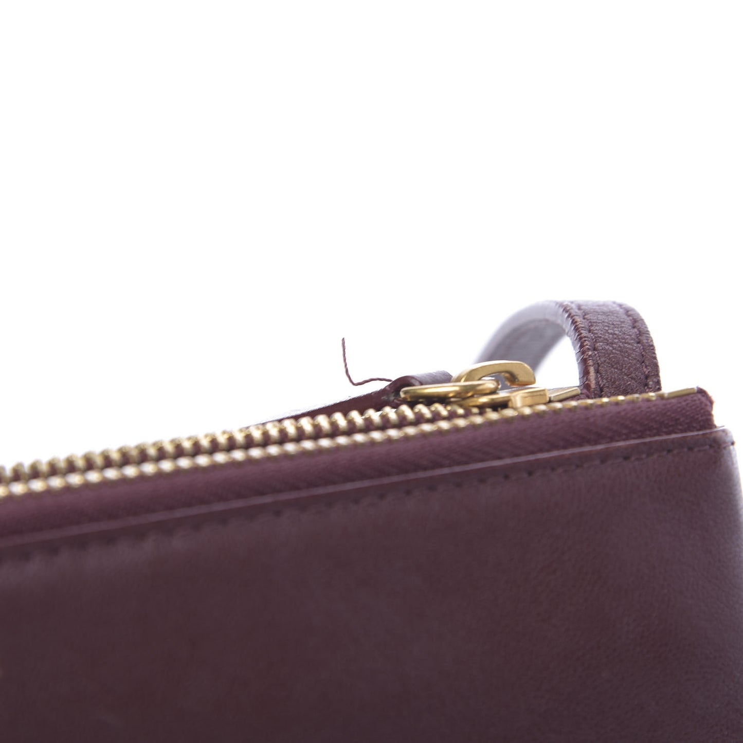 Smooth Lambskin Small Trio Crossbody Bag Burgundy