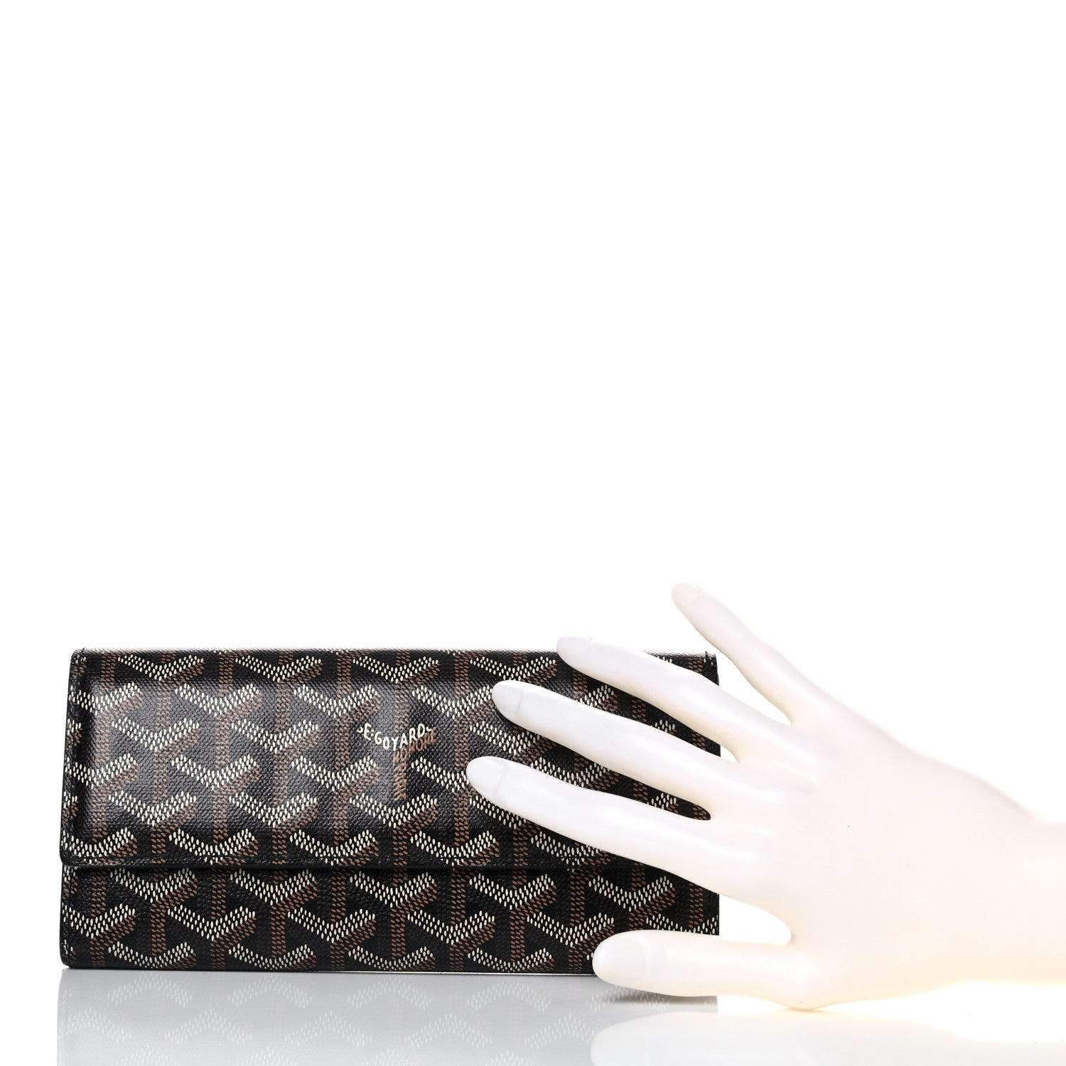 Goyard Goyardine Varenne Long Wallet Black 2 of 26