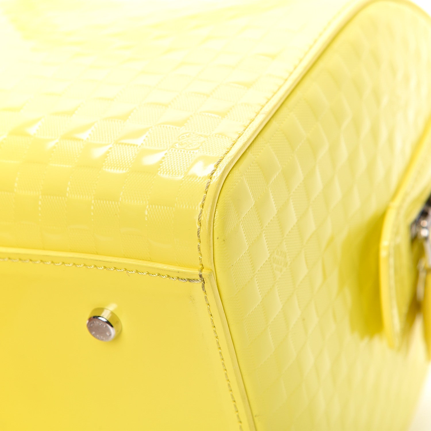 Louis Vuitton Damier Facette Speedy Cube PM Yellow 10 of 17