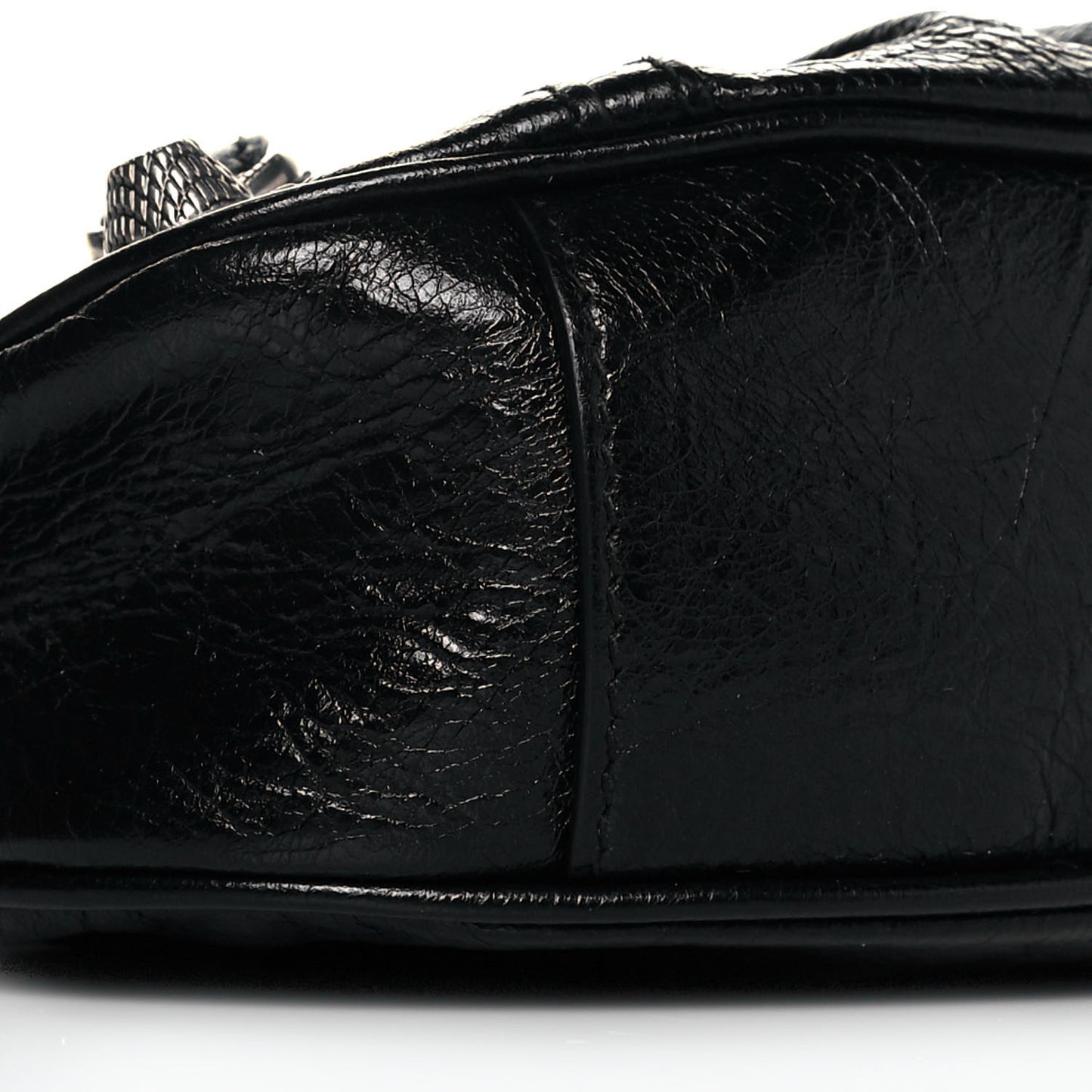 Agneau Arena Le Cagole Shoulder Bag XS Black