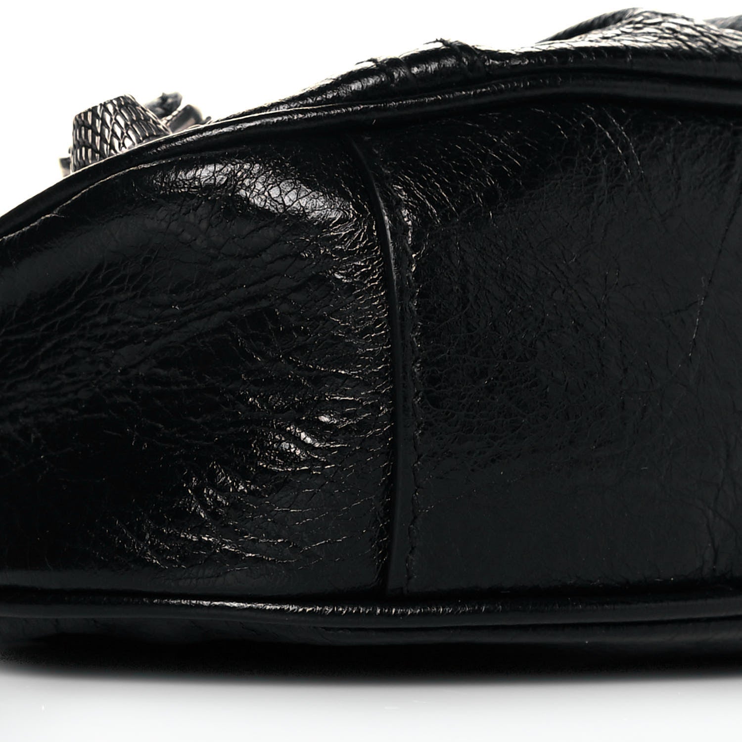 Balenciaga Agneau Arena Le Cagole Shoulder Bag XS Black 7 of 9
