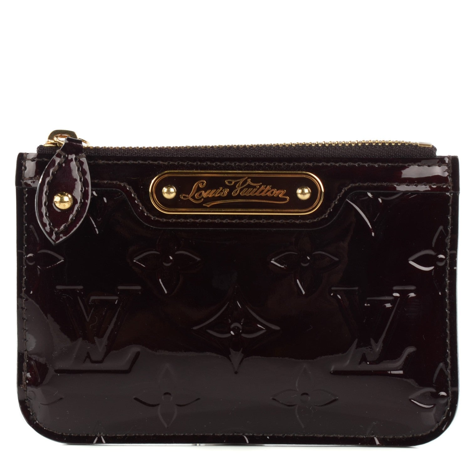 Louis Vuitton Vernis Key Pouch Amarante 1 of 8