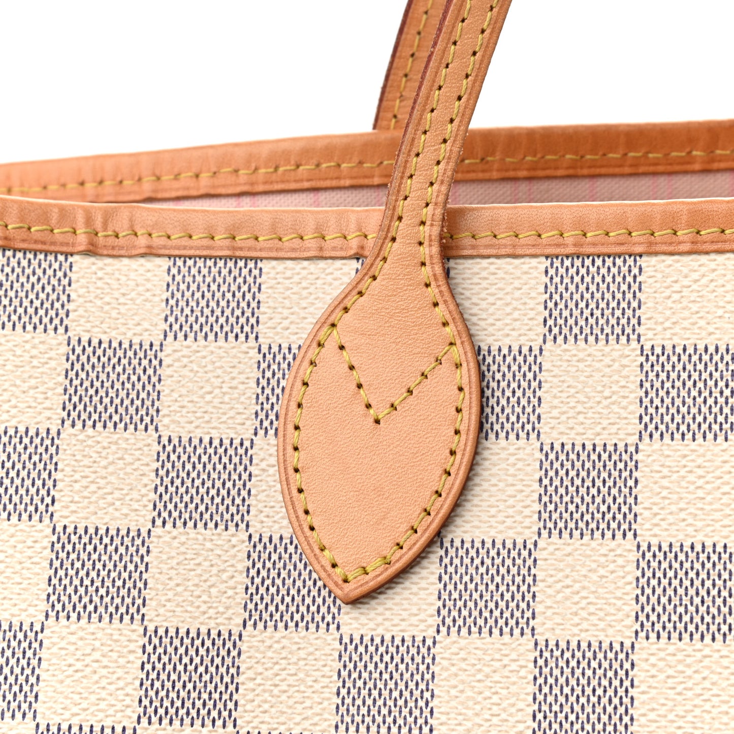 Damier Azur Neo Neverfull MM Rose Ballerine