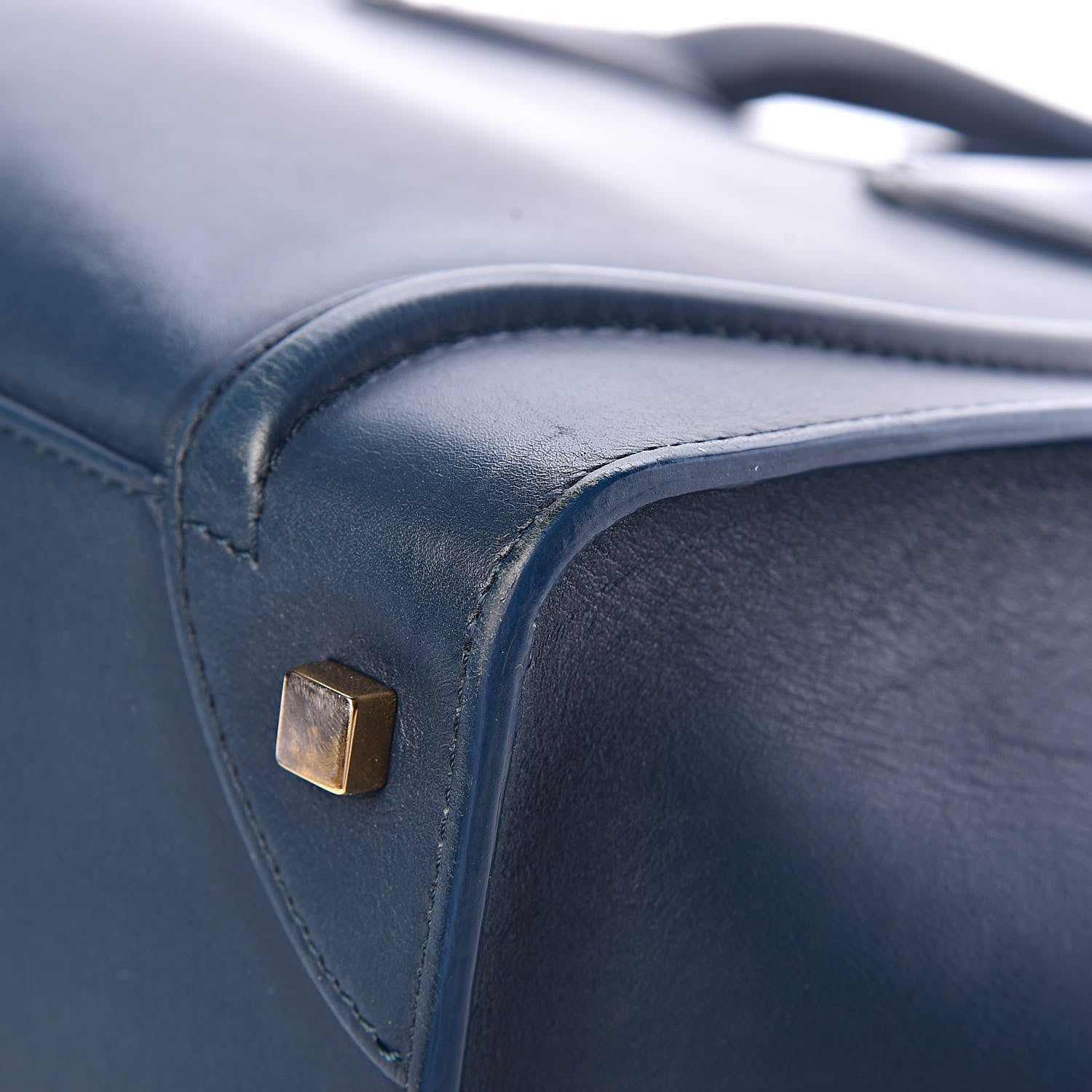 Celine Smooth Calfskin Mini Luggage Deepsea 11 of 14