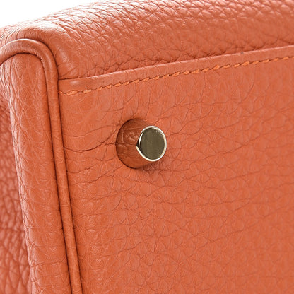 Hermes Togo Kelly Retourne 35 Orange 29 of 34