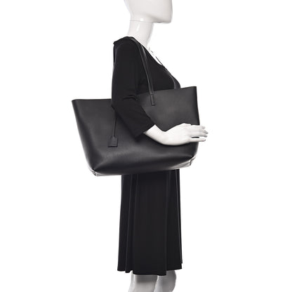 Saint Laurent Calfskin Large Shopping Tote Black 2 of 10