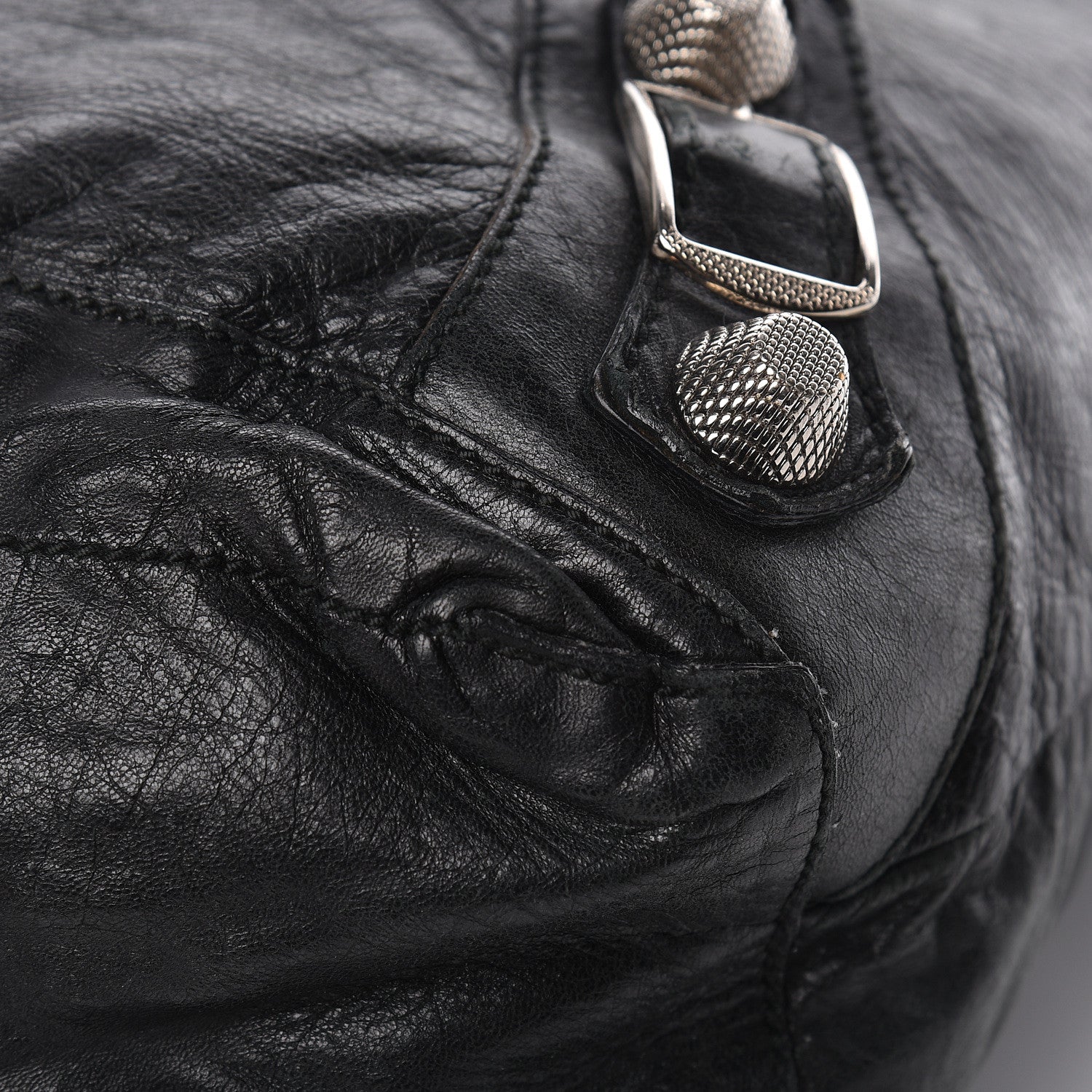 Balenciaga Agneau Giant 21 Silver Hardware Day Hobo Black 10 of 20