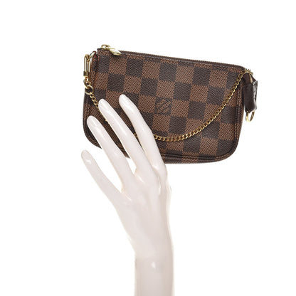 Louis Vuitton Damier Ebene Mini Pochette Accessories 2 of 7